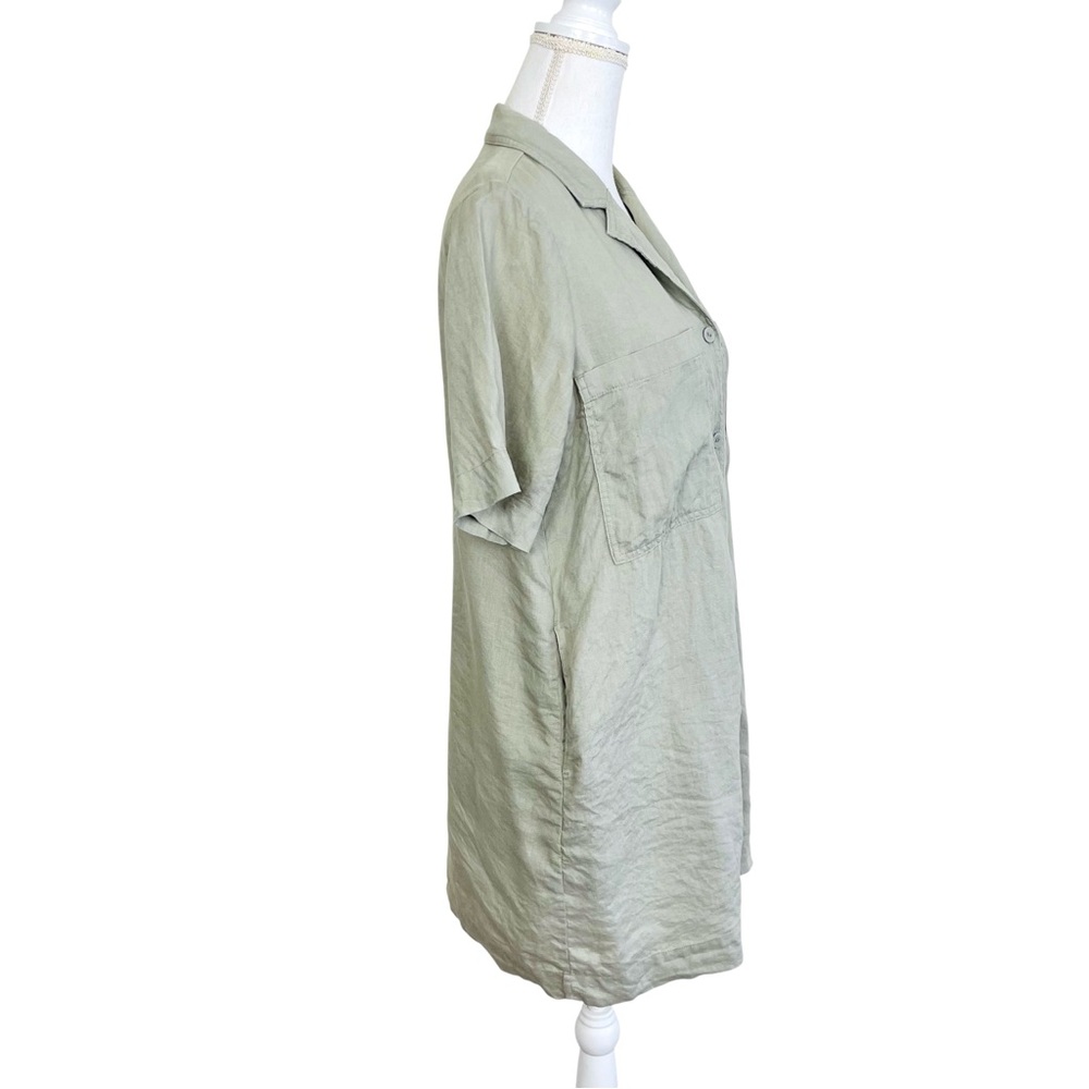 Everlane Seagrass Linen Shirt Dress Small - Picture 11 of 15
